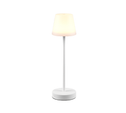 Martinez LED Outdoor Rechargeable Lamp - White/Black
