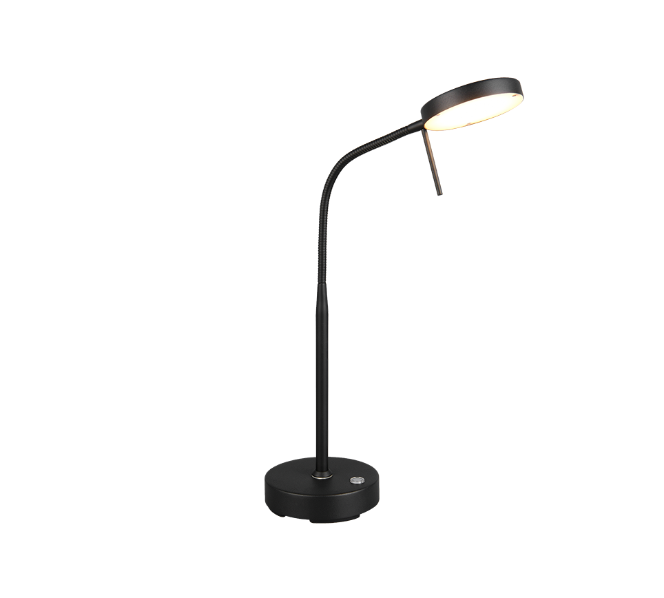 Moreno LED Table Lamp - Nickel/Black