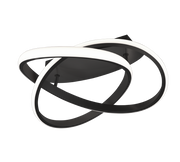 Course LED Flush Light - Black/White