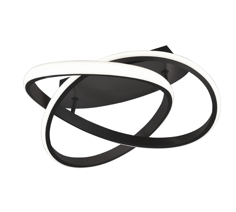 Course LED Flush Light - Black/White