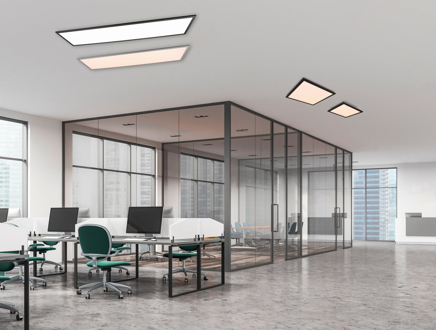 Gamma LED Flush Ceiling Light