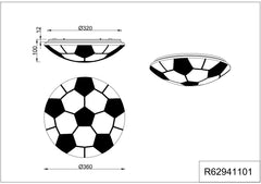 Kloppi 12W LED Flush Light