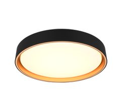 Felis Ceiling Light Black- Gold Finish 5 years LED Warranty