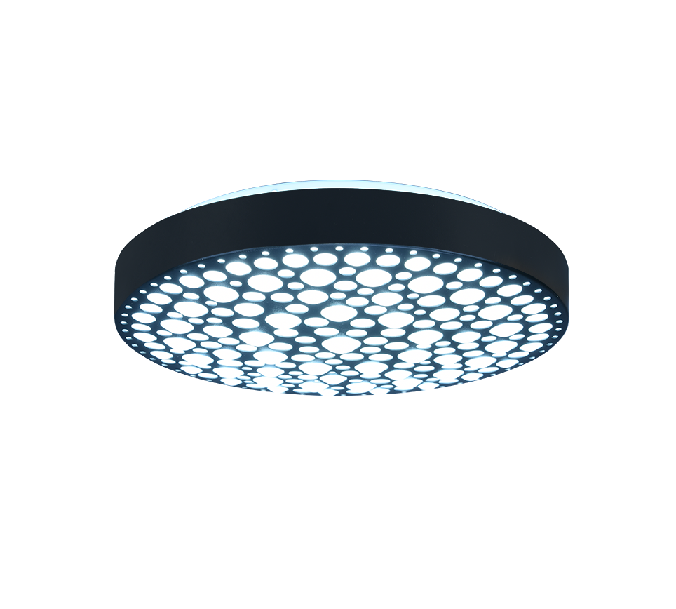 Chizu Ceiling lamp- Black/ White Finishes