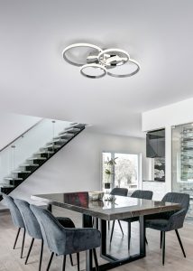 Cires Ceiling Light- Black & White Finishes- 5 Years LED Warranty