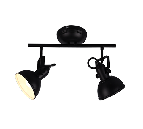 Gina 2/3/4Lt Bar Spotlight - Black