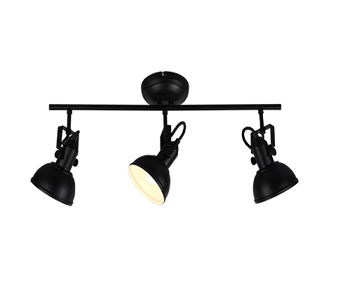 Gina 2/3/4Lt Bar Spotlight - Black