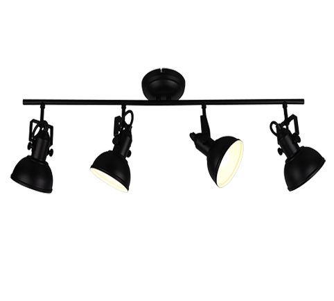 Gina 2/3/4Lt Bar Spotlight - Black
