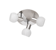 Antibes 3Lt Round Plate Spotlight - Nickel