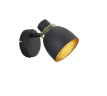 Punch Wall/Ceiling Spotlight - Black