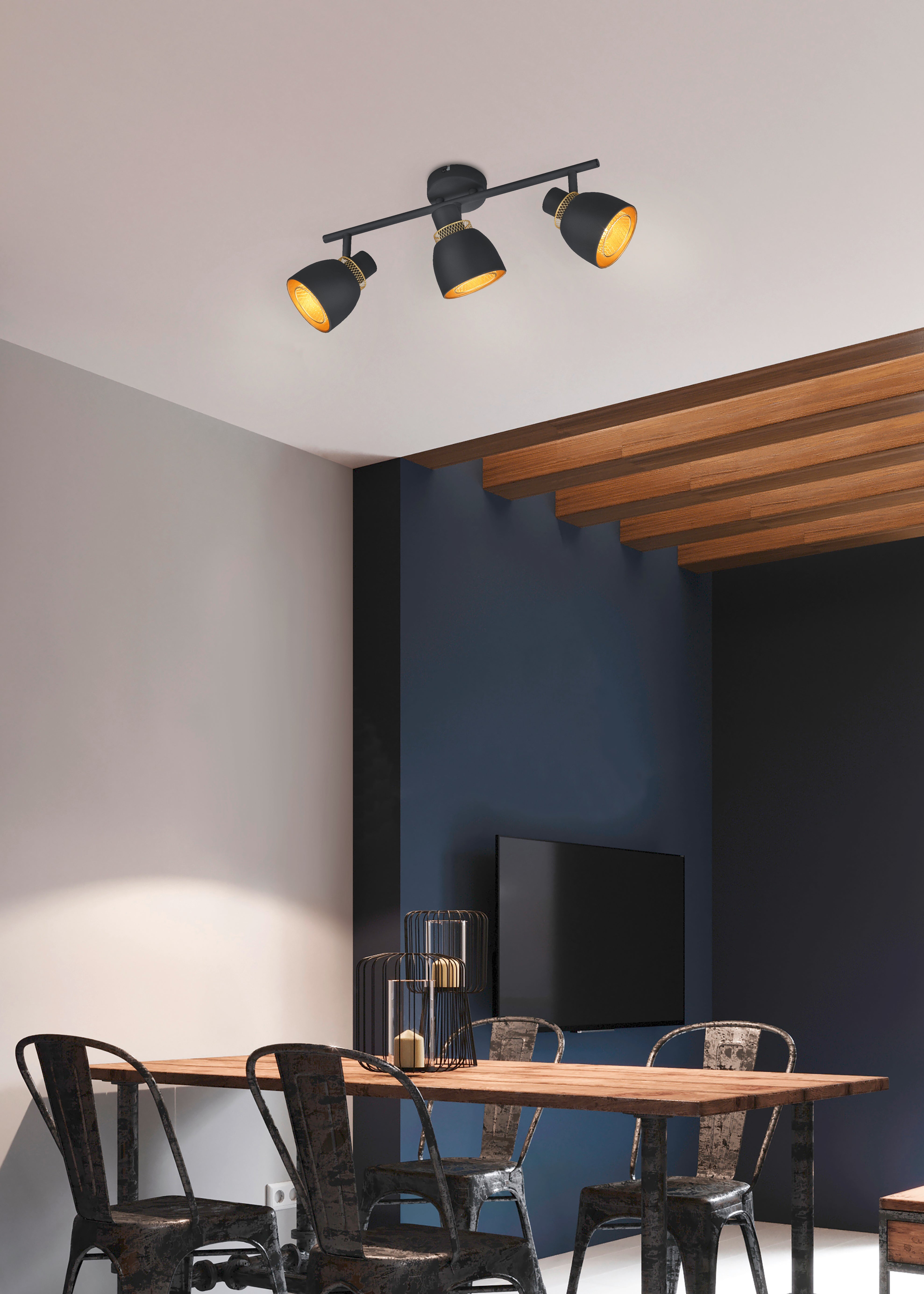 Punch 2/3Lt Bar Spotlight - Black