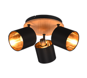Tommy 3Lt Round Plate Spotlight - Various Finishes