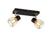 Ardon 2/3Lt Bar Spotlight - Black & Gold
