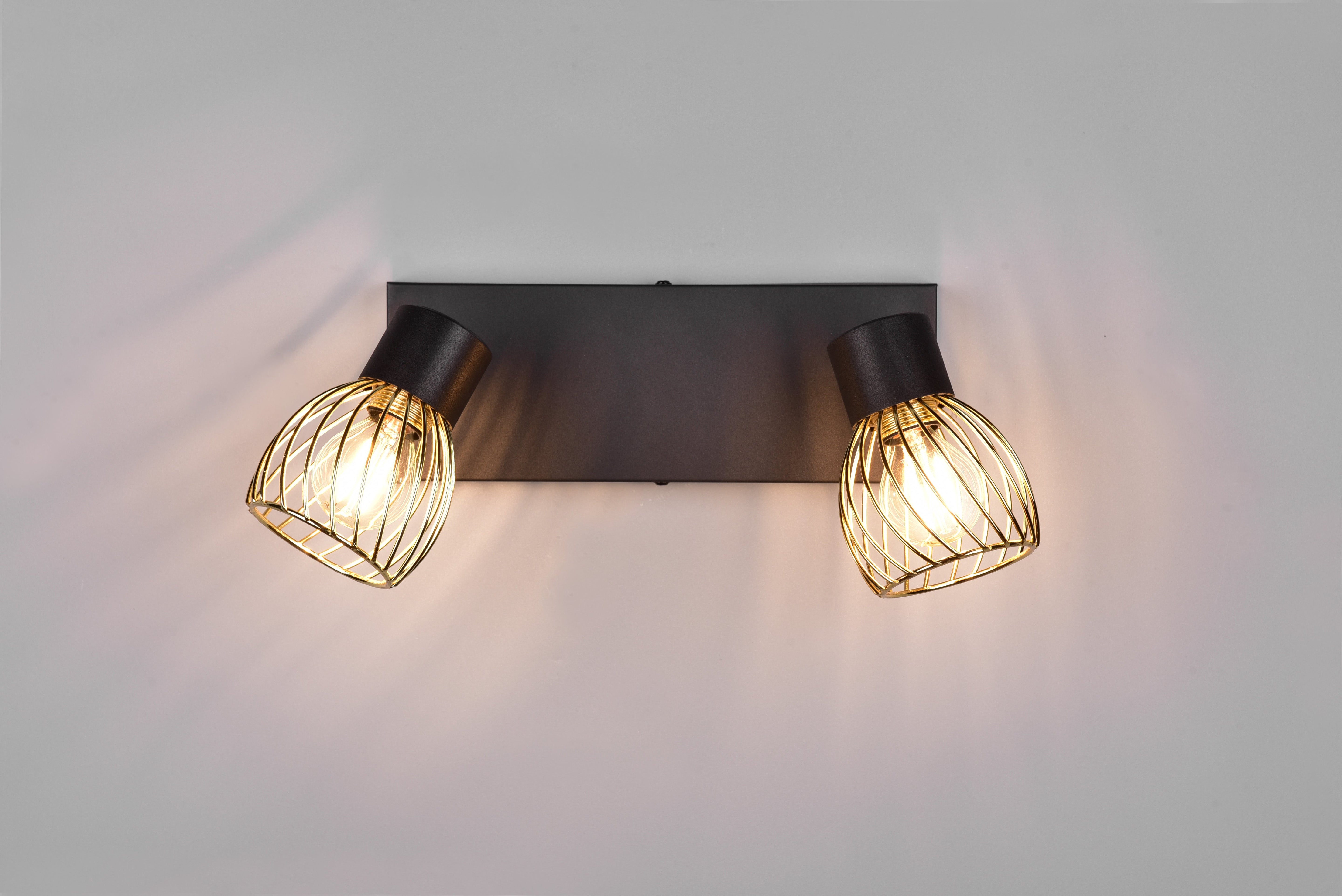 Ardon 2/3Lt Bar Spotlight - Black & Gold