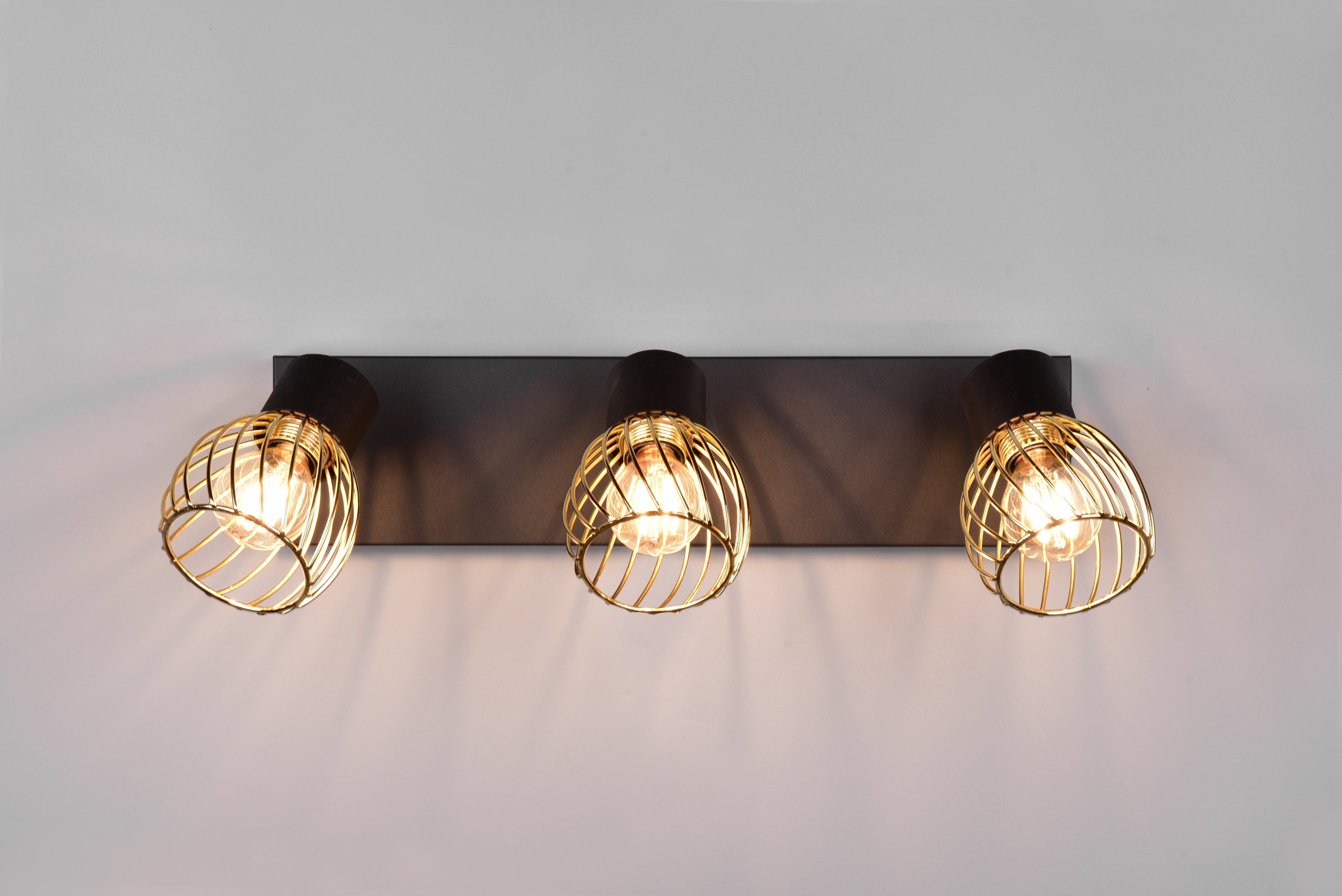 Ardon 2/3Lt Bar Spotlight - Black & Gold
