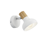Latika Wall/Ceiling Spotlight - White/Black
