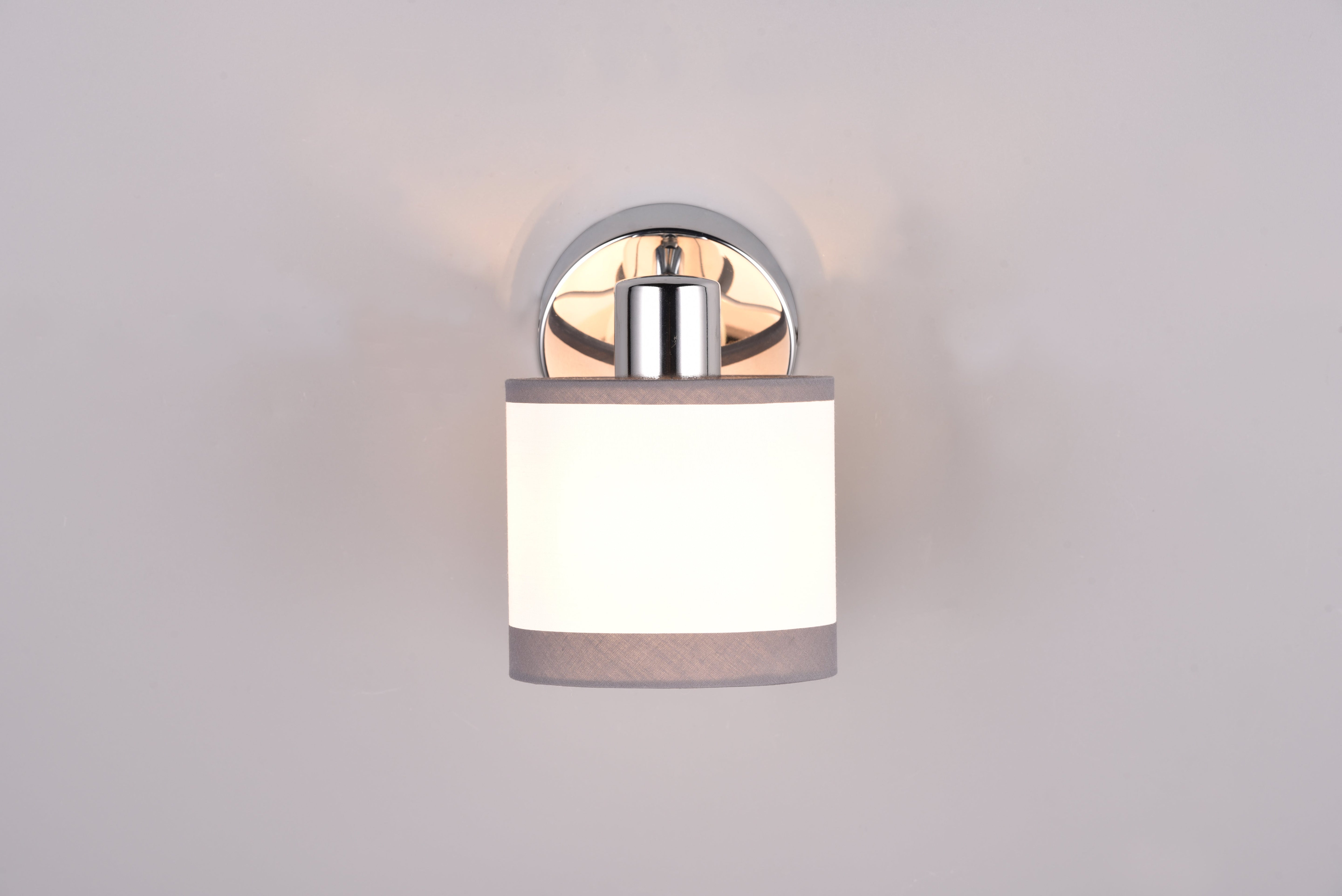 Davos Wall Spotlight - Chrome/Black