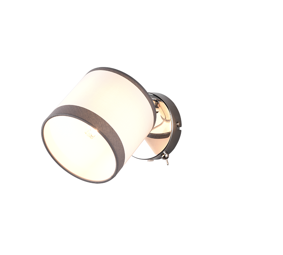 Davos Wall Spotlight - Chrome/Black