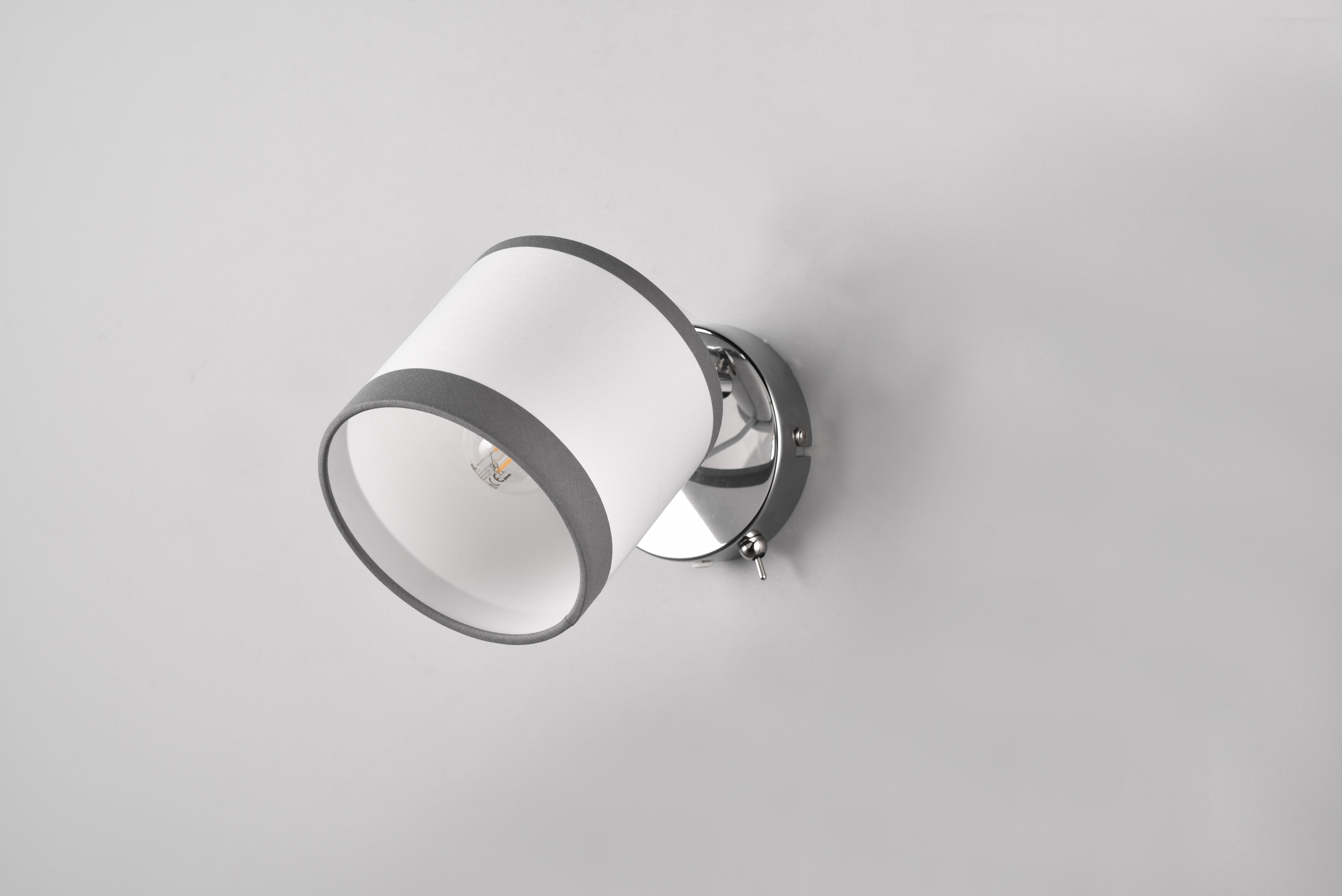 Davos Wall Spotlight - Chrome/Black