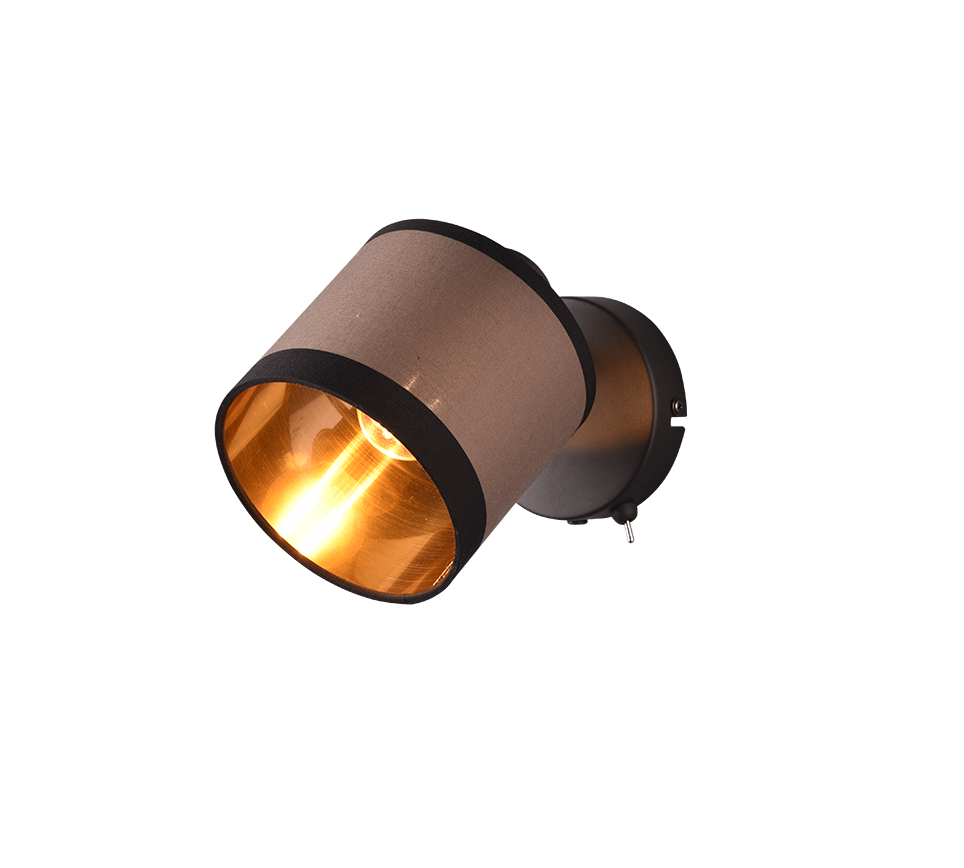 Davos Wall Spotlight - Chrome/Black