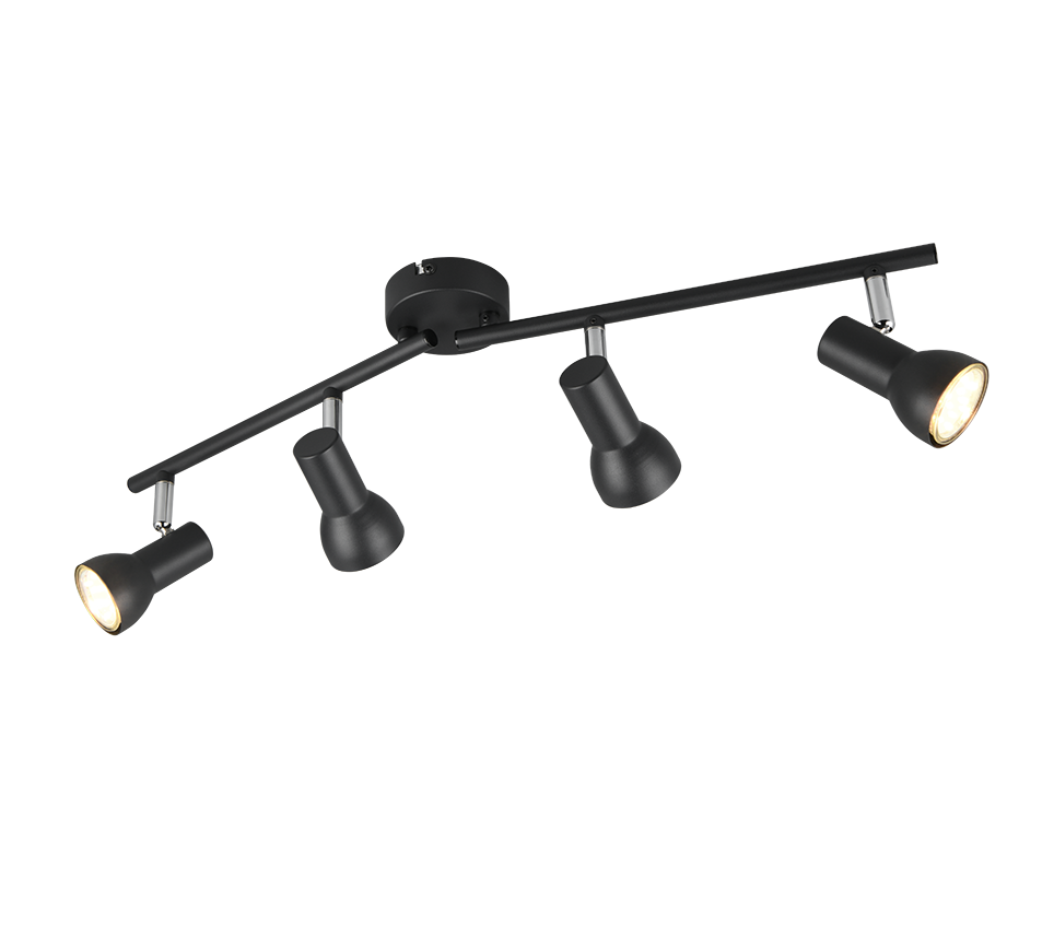 Cantar 2/3/4Lt Bar Spotlight - Black/White