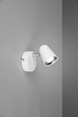 Toulouse Wall/Ceiling Spotlight - Black/White