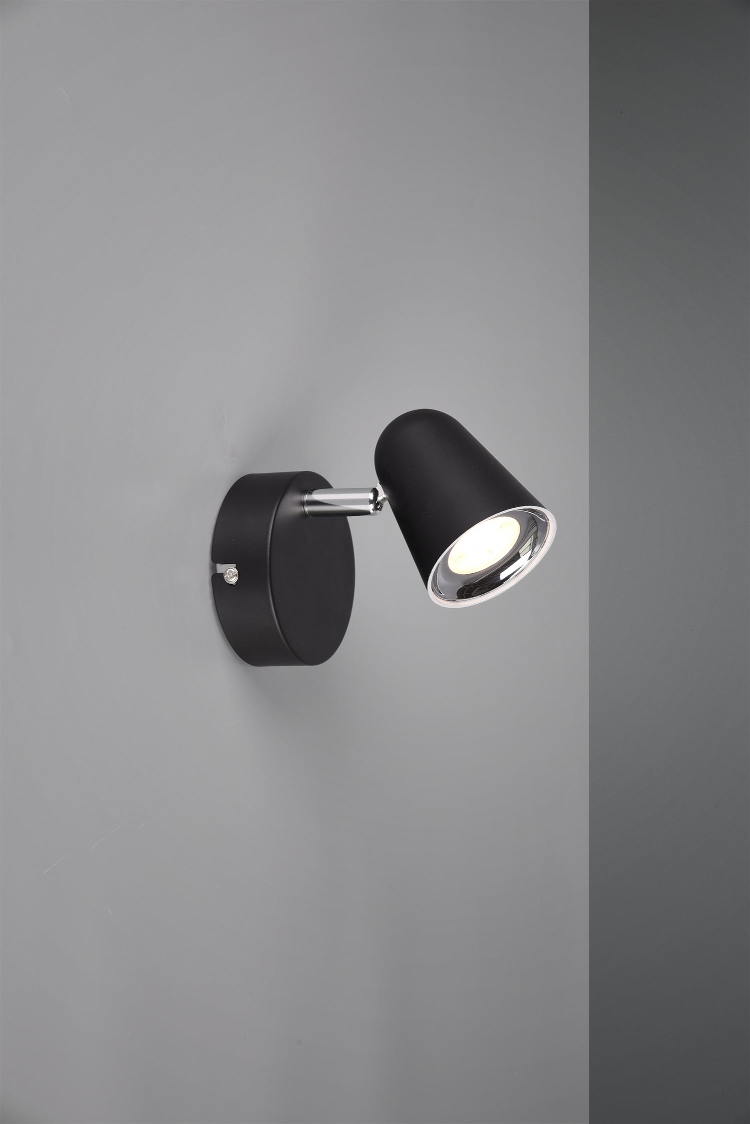 Toulouse Wall/Ceiling Spotlight - Black/White