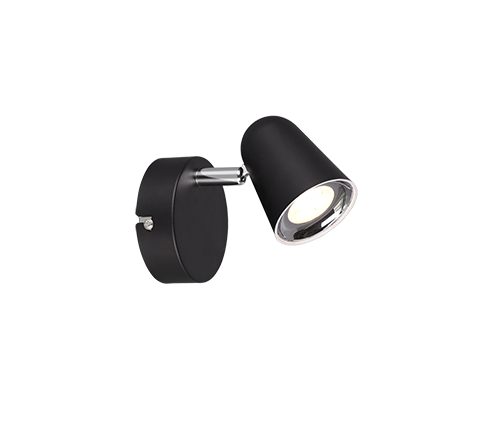 Toulouse Wall/Ceiling Spotlight - Black/White