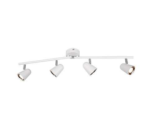 Toulouse 2/3/4Lt Bar Spotlight - Black/White