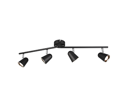 Toulouse 2/3/4Lt Bar Spotlight - Black/White