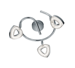 Tours 3Lt Round Plate Spotlight - Chrome