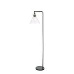Ray Floor Lamp Antique Brass and Glass