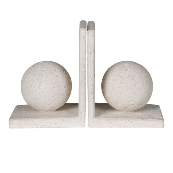 Set of 2 Sphere Bookends - Christmas Gift