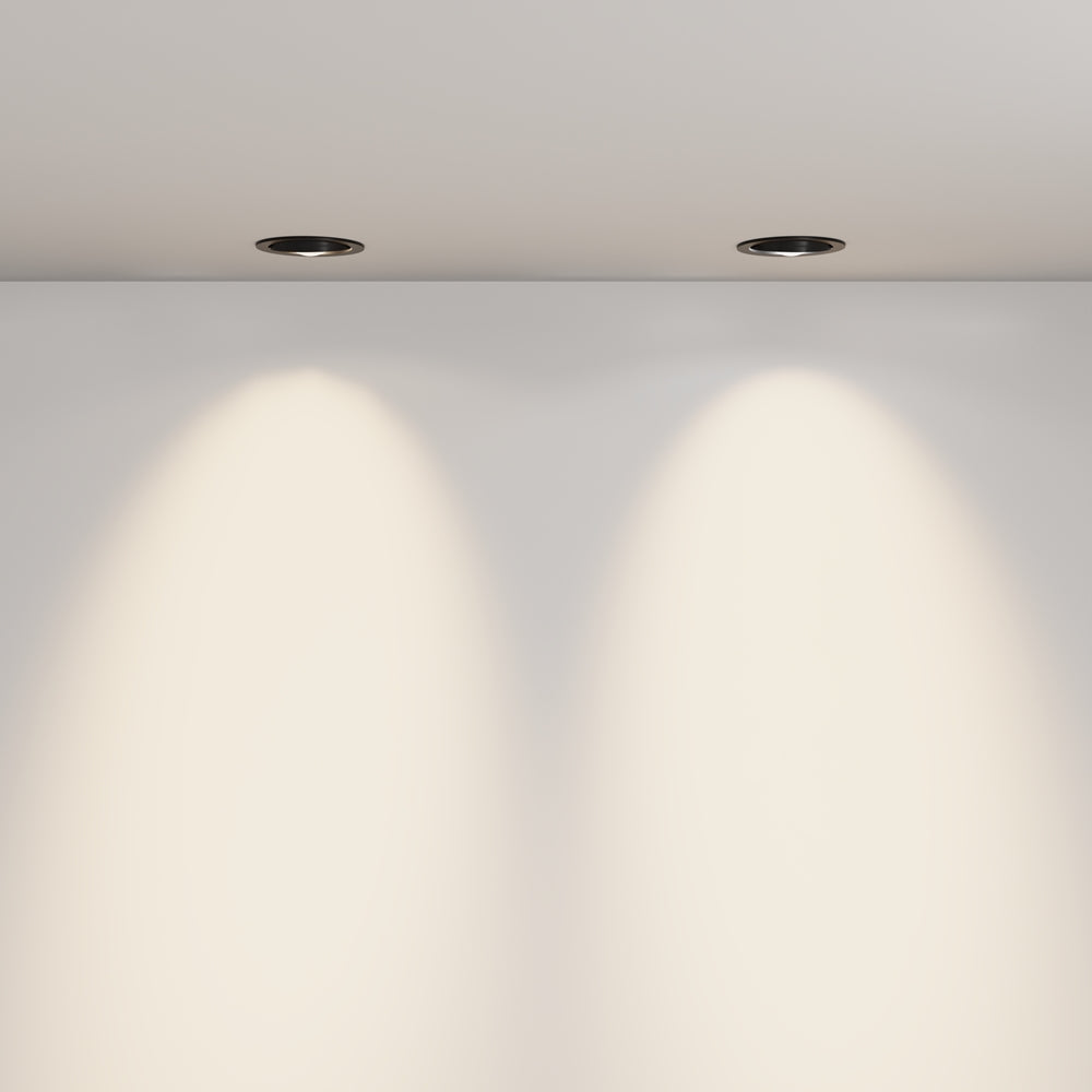 Lens Directional Downlight- Black/ White Finishes