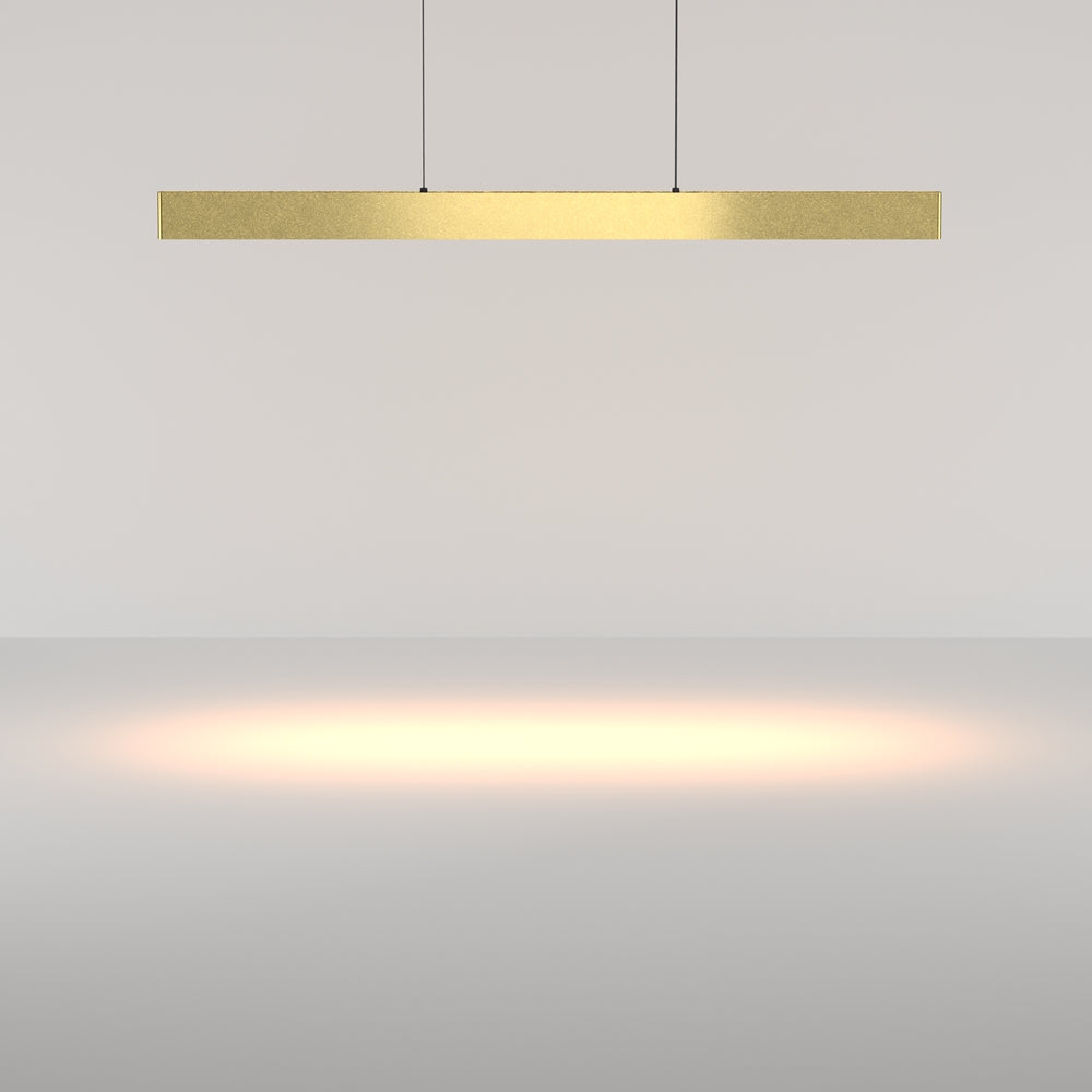 Euphoria 36W LED Linear Pendant- Black/ Brass/ White Finish
