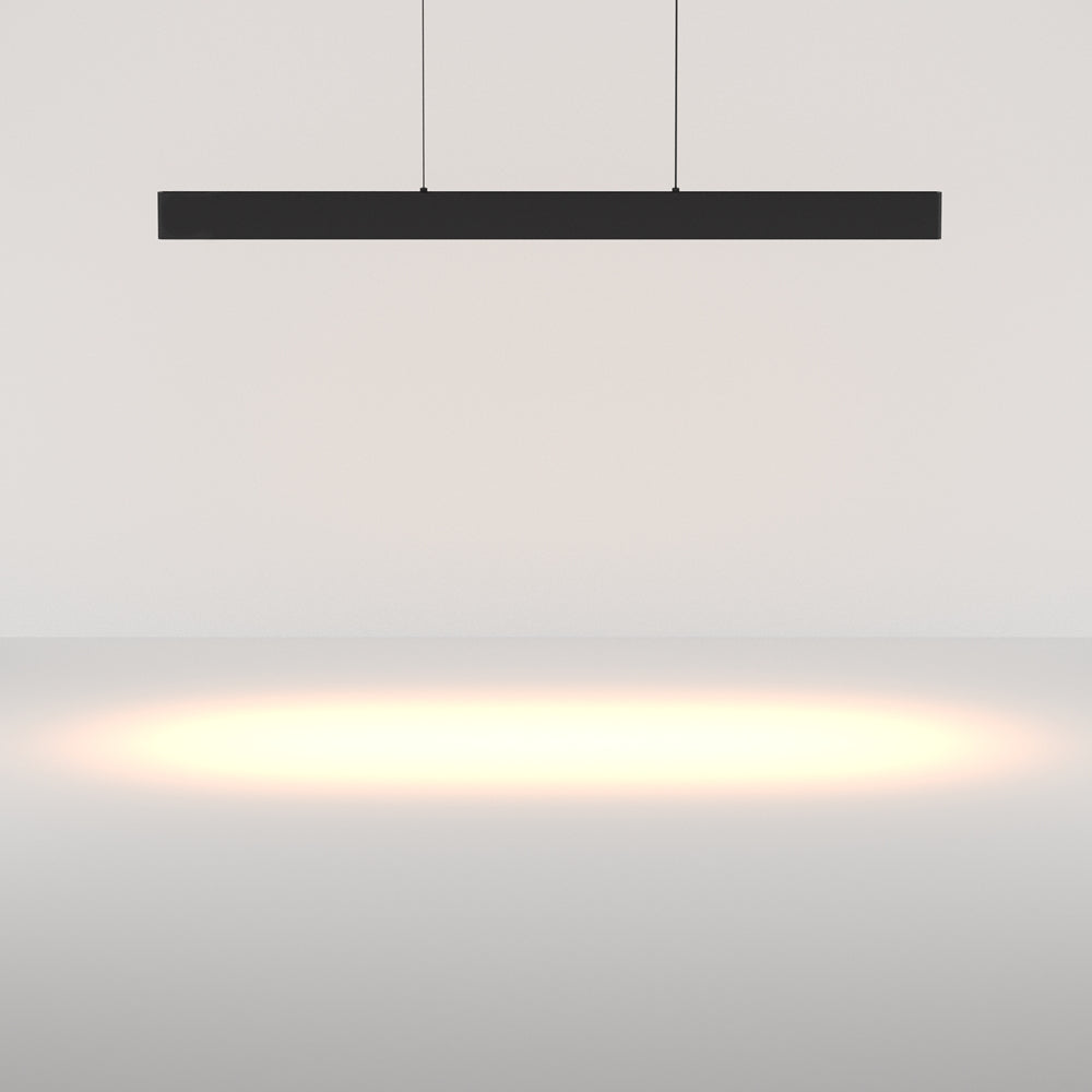 Euphoria 36W LED Linear Pendant- Black/ Brass/ White Finish