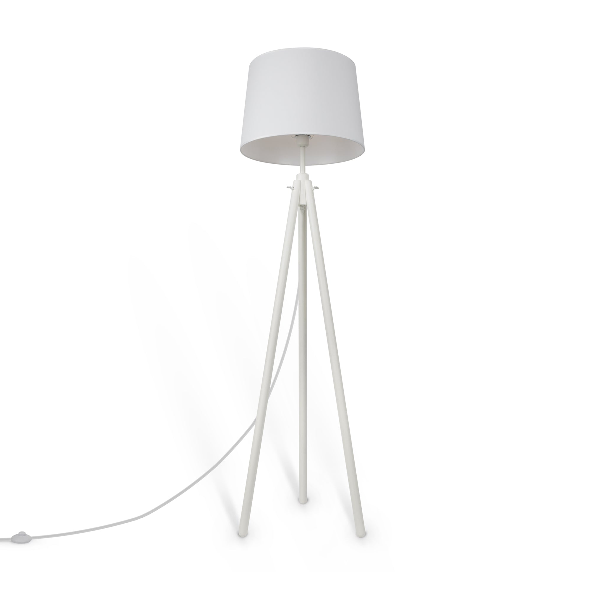 Calvin Floor lamp E27 - Beige/Black/White Finish