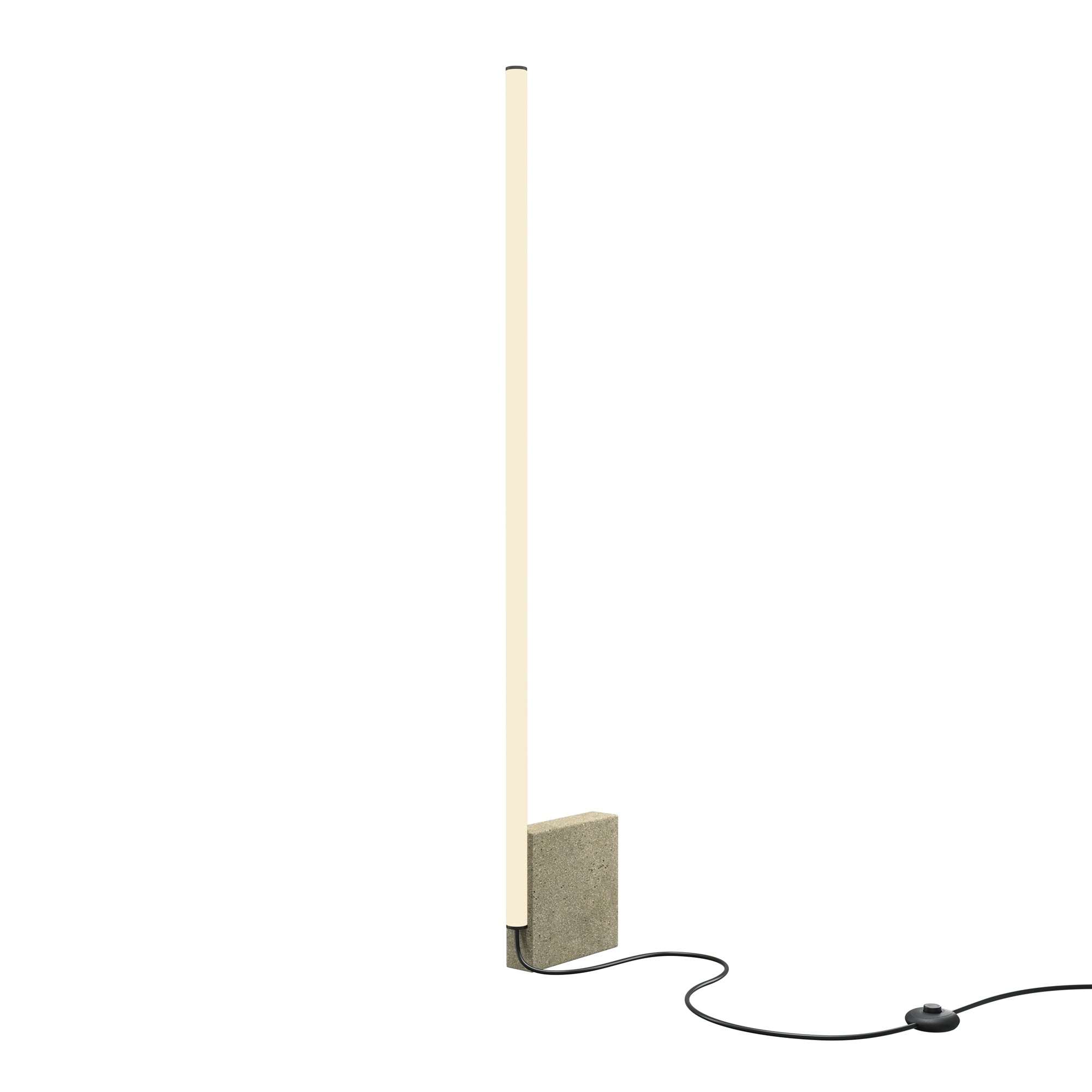 Solid Floor lamp Integrated LED - Grey Finish