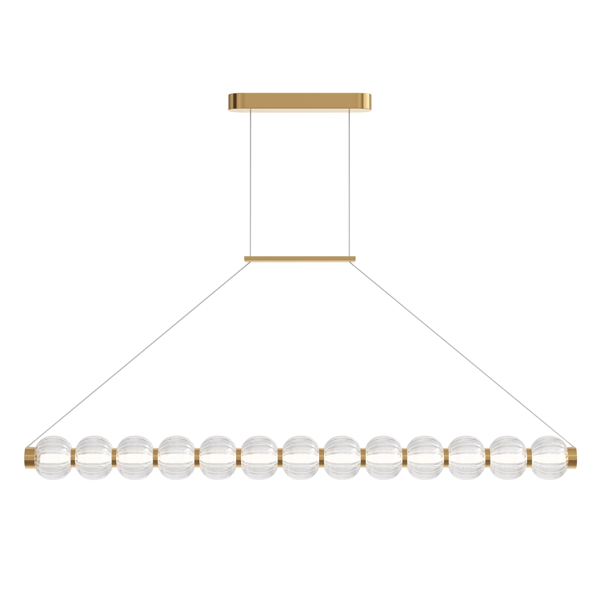 Amulet LED Linear Pendant - Gold