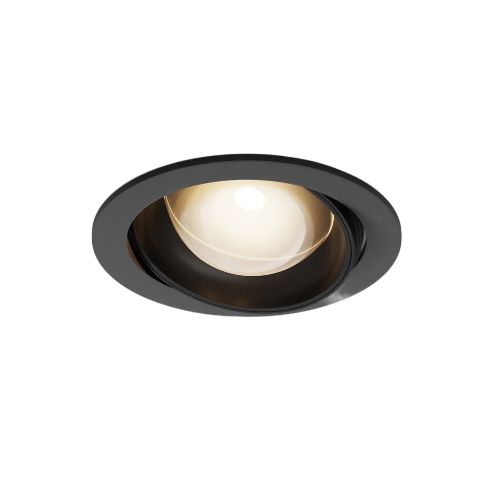Lens Directional Downlight- Black/ White Finishes