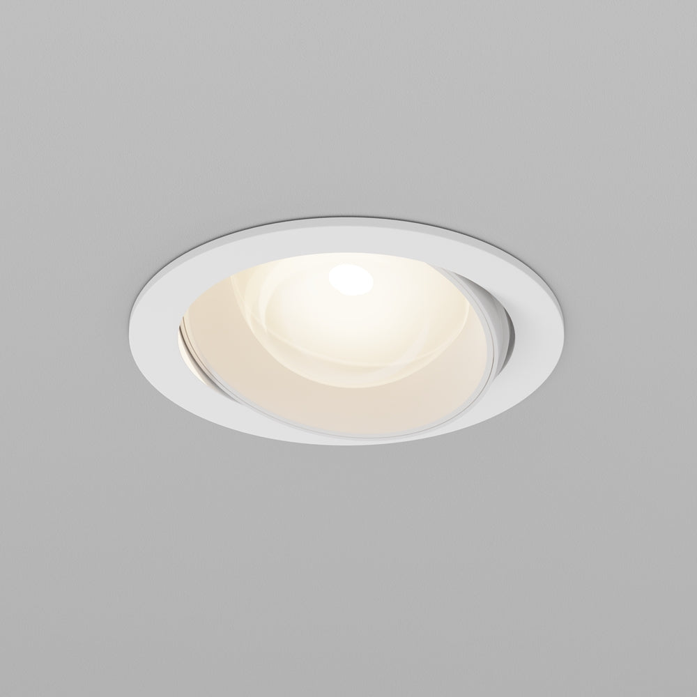 Lens Directional Downlight- Black/ White Finishes