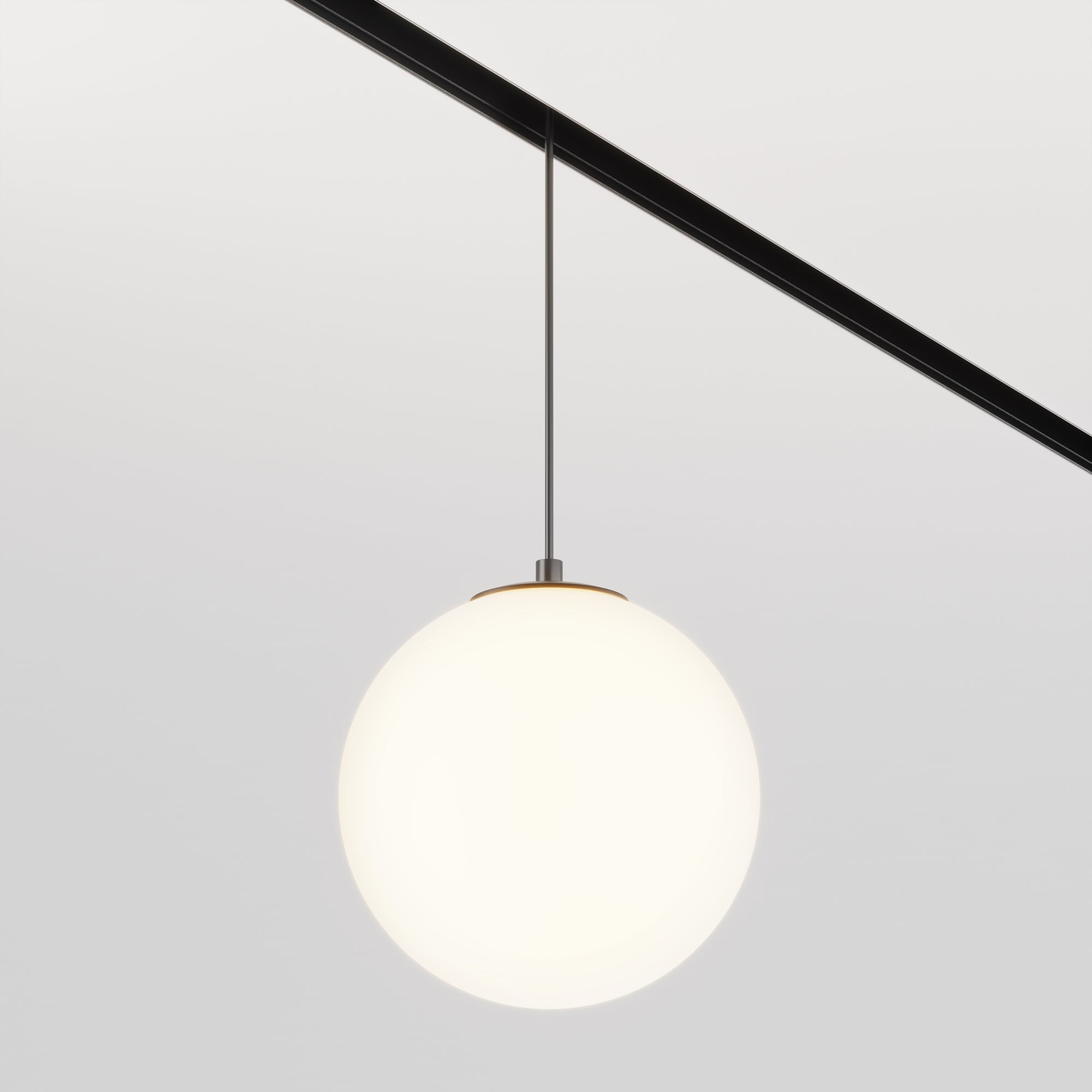 Pendant track luminaire Luna Exility 5W 360°
