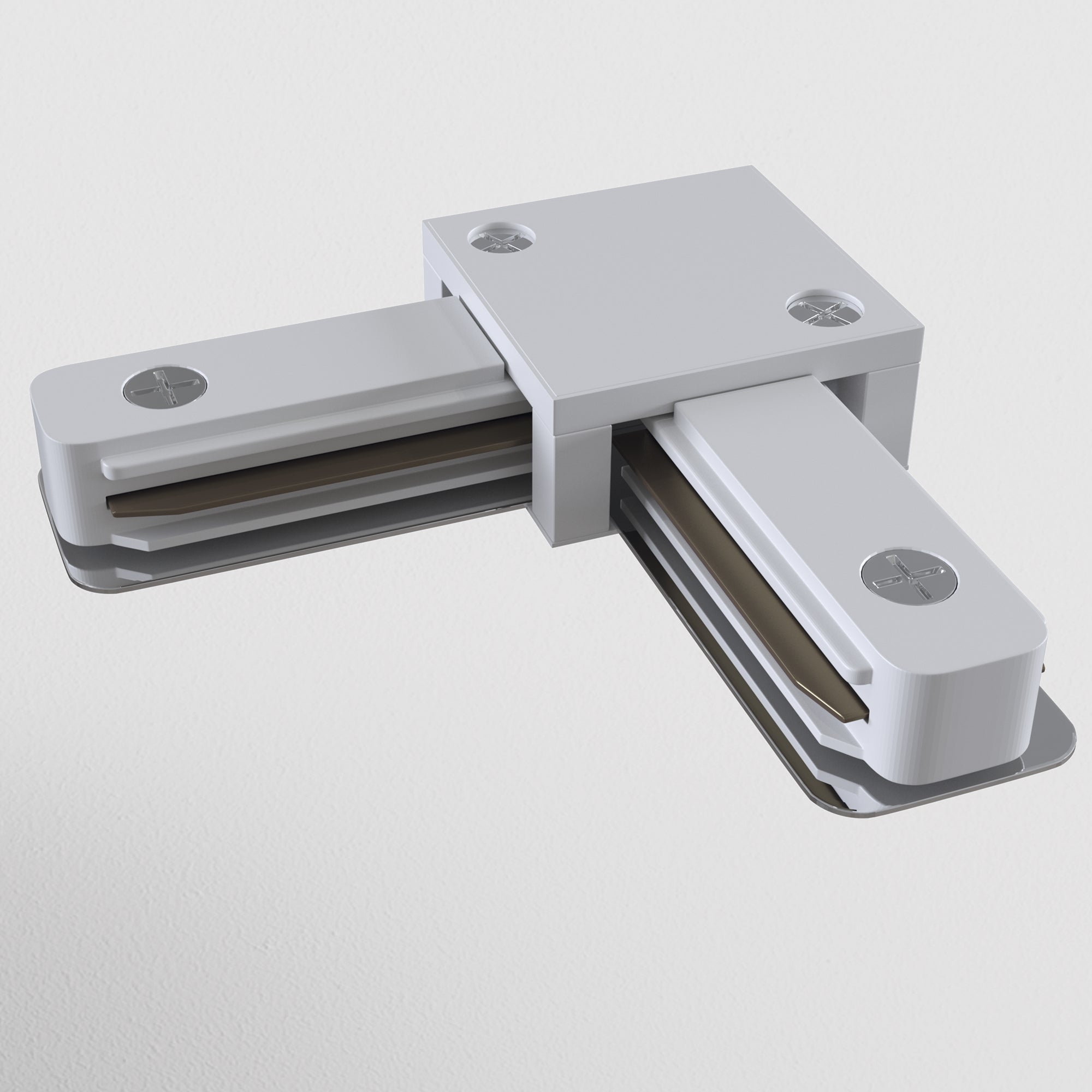 L-connector Unity Components for surface-mounted track system
