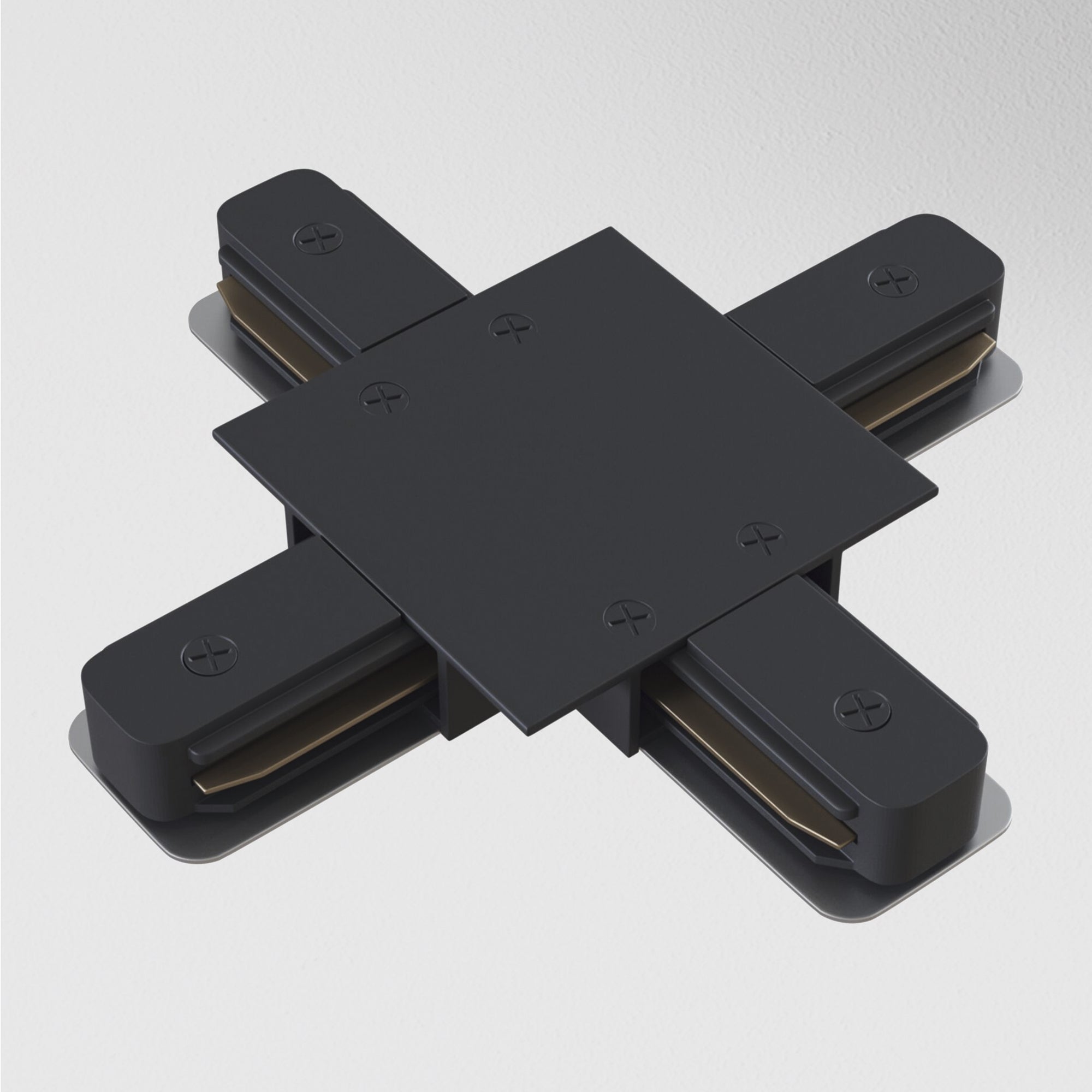 X-connector Unity recessed black Components for build-in track system