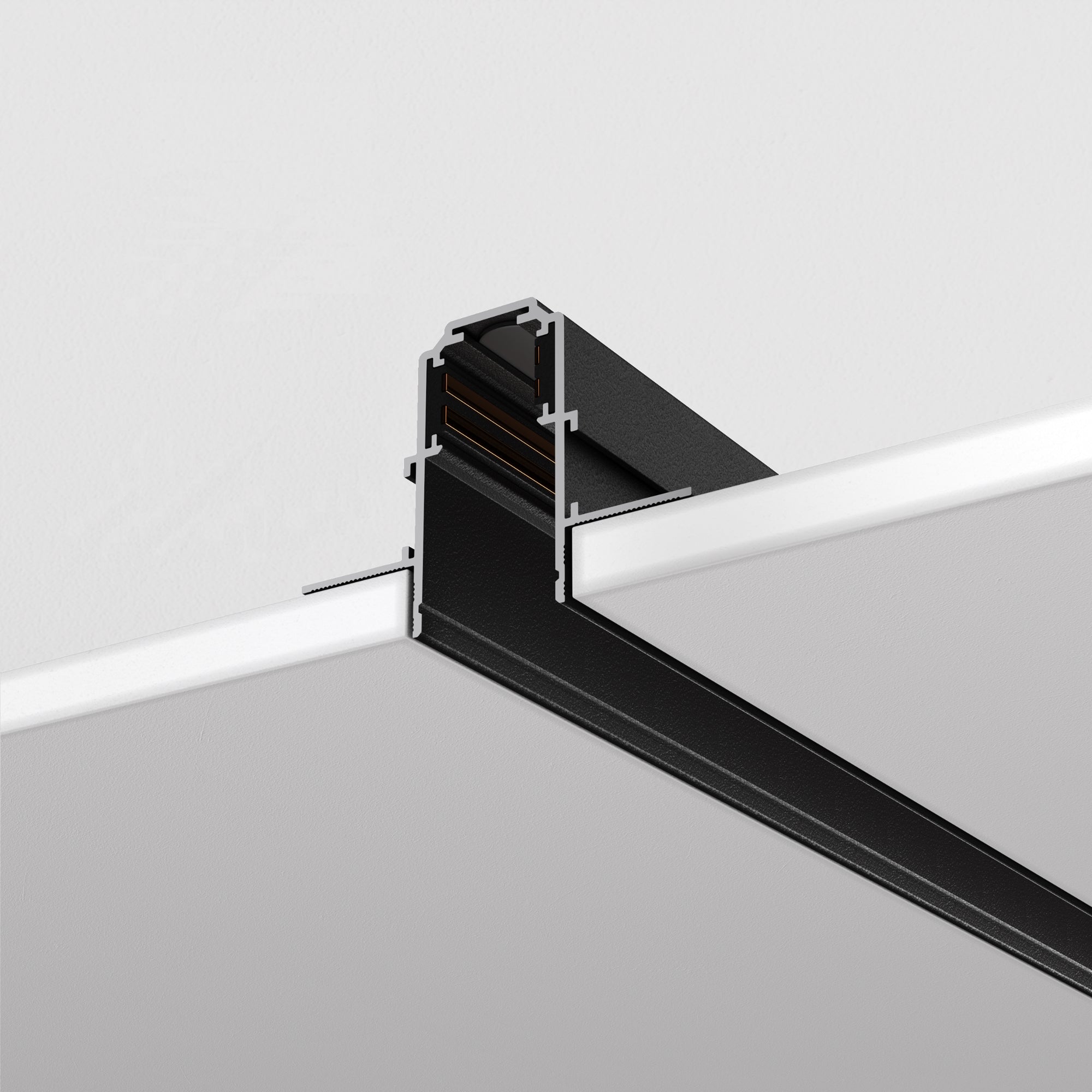 Track Exility recessed mounting track for plasterboard