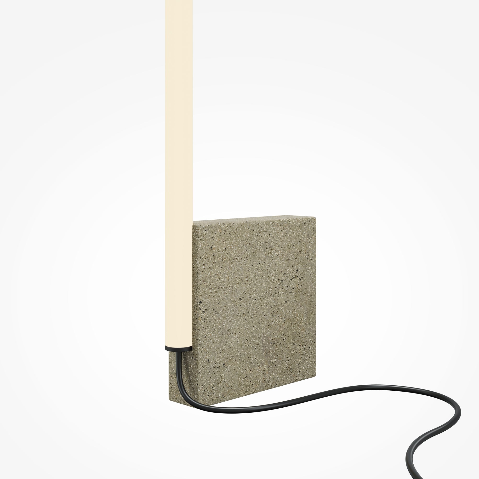Solid Floor lamp Integrated LED - Grey Finish