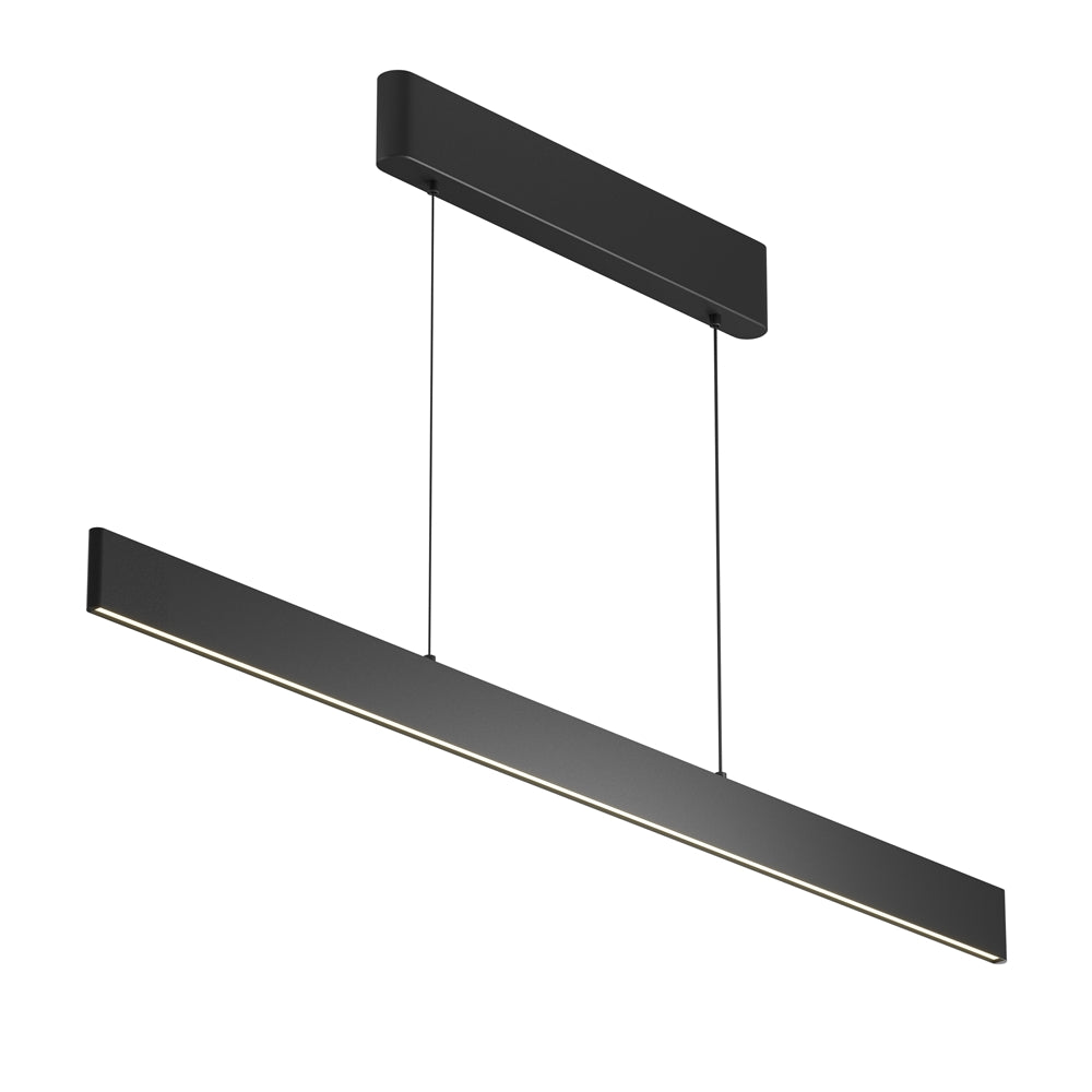 Euphoria 36W LED Linear Pendant- Black/ Brass/ White Finish