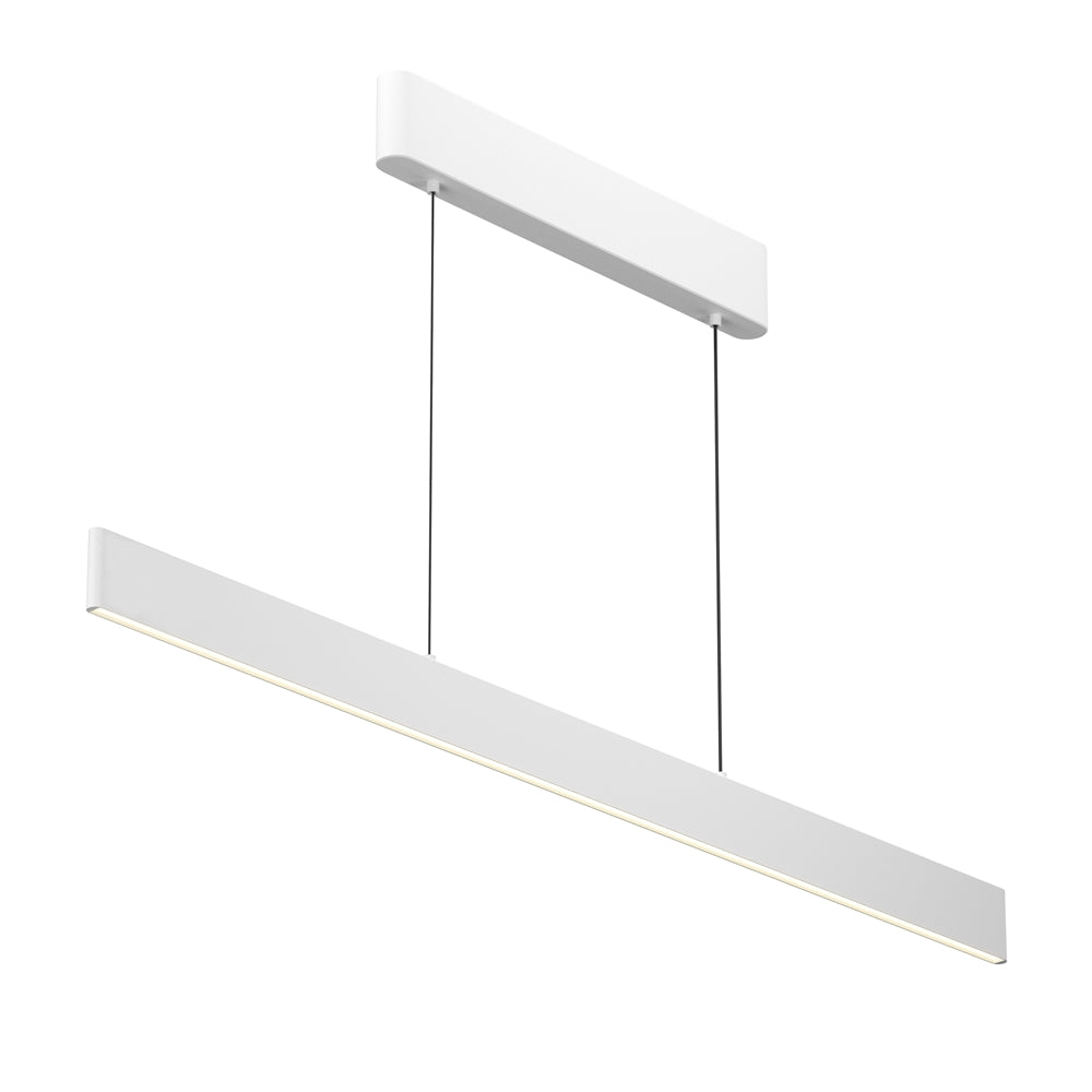 Euphoria 36W LED Linear Pendant- Black/ Brass/ White Finish