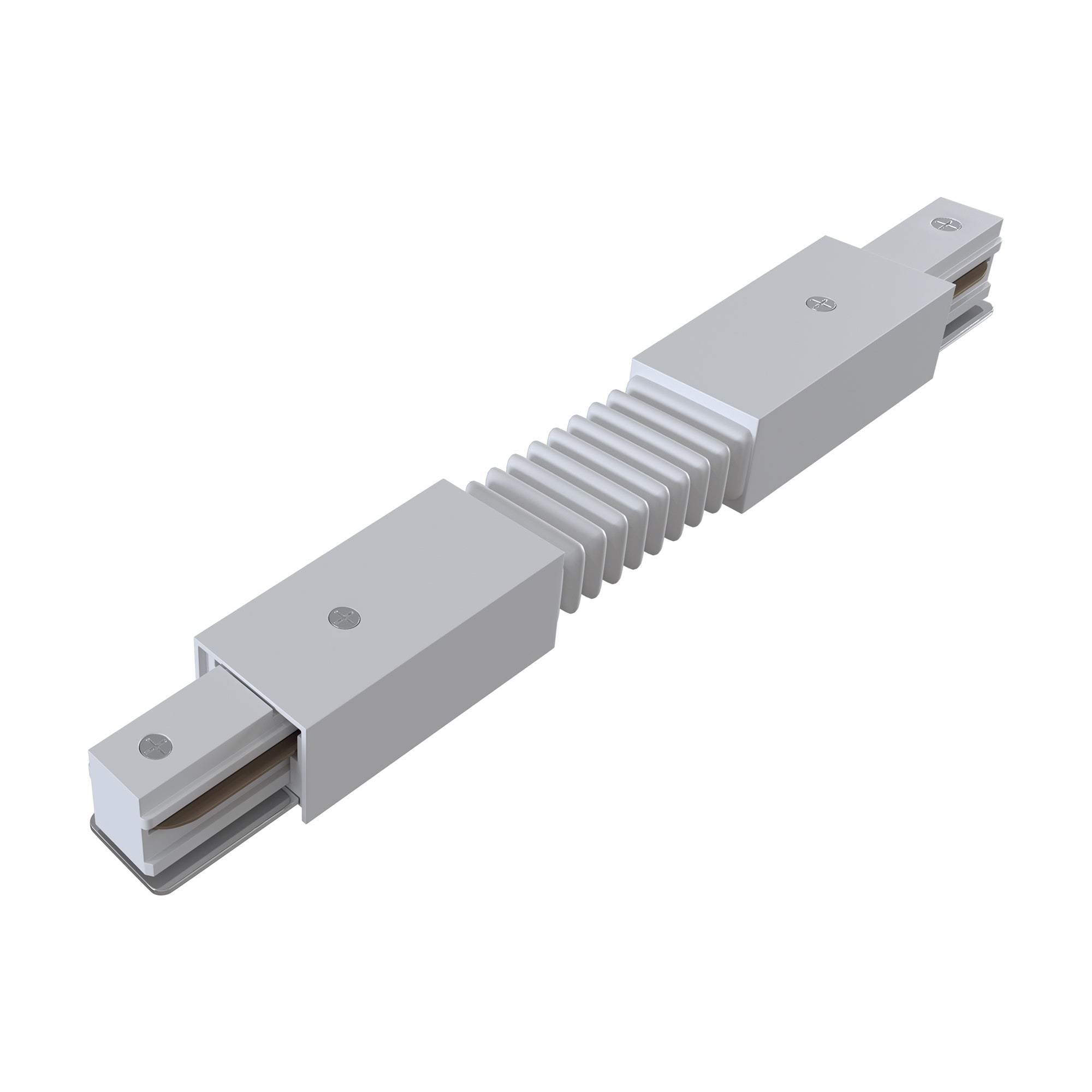 Flexible connector Unity white Components for surface-mounted track system