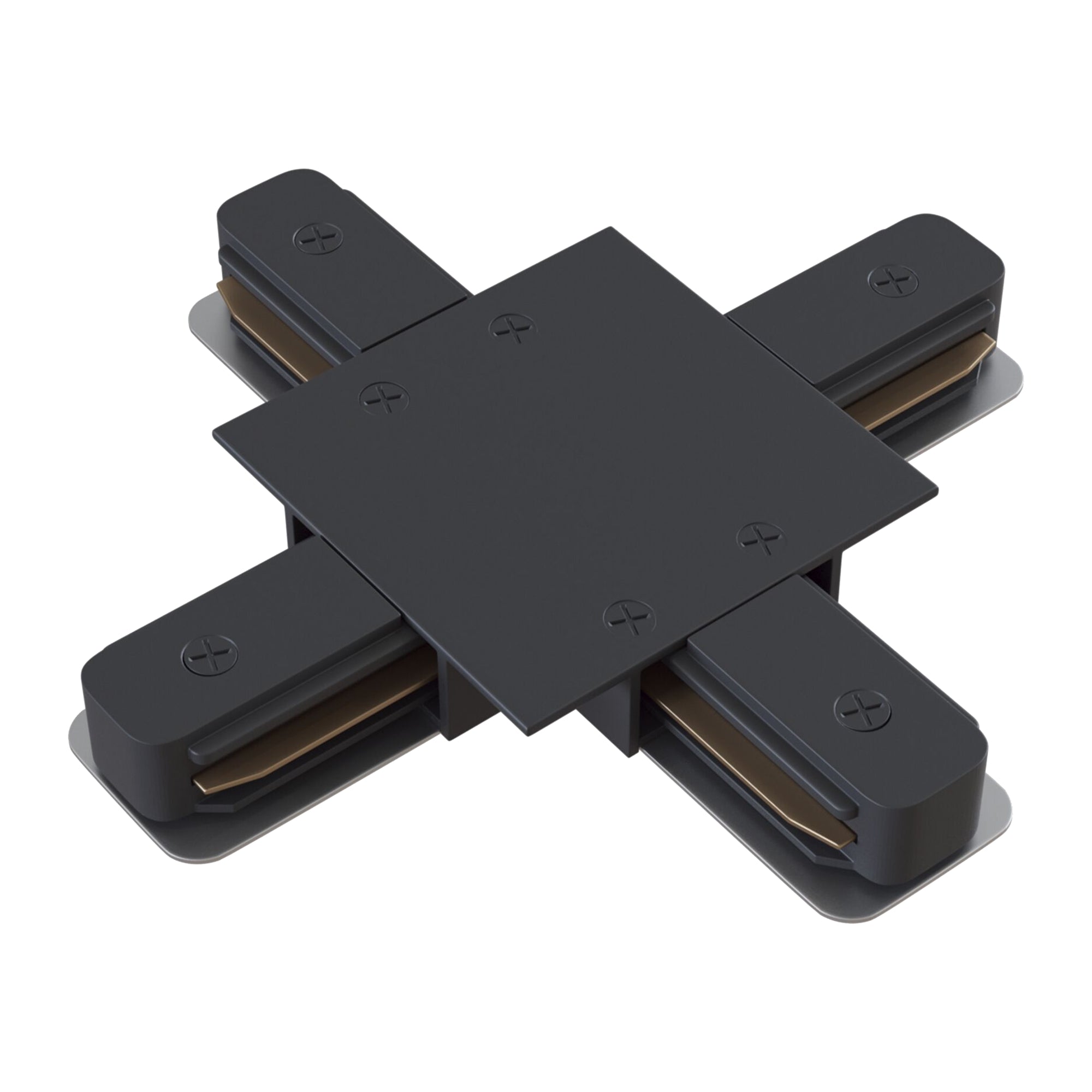 X-connector Unity recessed black Components for build-in track system
